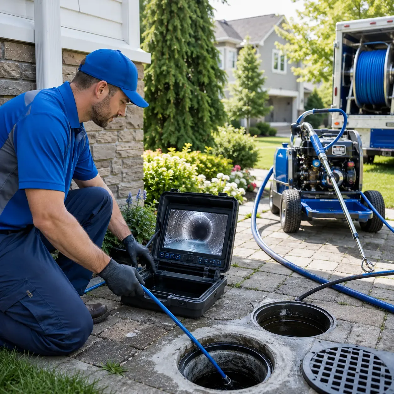 Outdoor drain cleaning professionals serving Chilton, WI